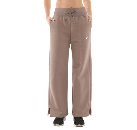 Nike W Nsw Phnx Flc Hr Pant Wıde Kadın Eşofman Altı Sütlü Kahve