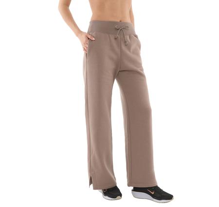 Nike W Nsw Phnx Flc Hr Pant Wıde Kadın Eşofman Altı Sütlü Kahve