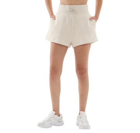 Nike W Nsw Phnx Flc Hr Short Kadın Şort Ve Kapri Beyaz