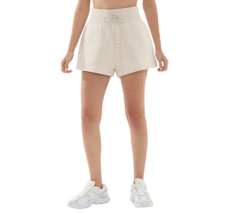 Nike W Nsw Phnx Flc Hr Short Kadın Şort Ve Kapri Beyaz