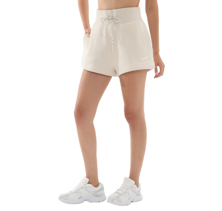 Nike W Nsw Phnx Flc Hr Short Kadın Şort Ve Kapri Beyaz Nike W Nsw Phnx Flc Hr Short Kadın Şort Ve Kapri Beyaz