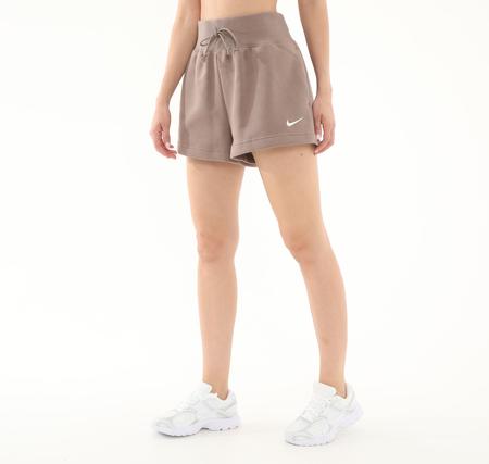 Nike W Nsw Phnx Flc Hr Short Kadın Şort Ve Kapri Kahve