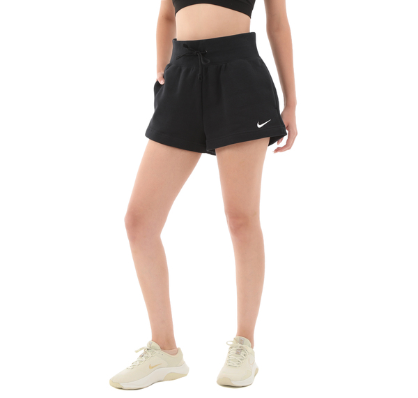 Nike W Nsw Phnx Flc Hr Short Kadın Şort Ve Kapri Siyah Nike W Nsw Phnx Flc Hr Short Kadın Şort Ve Kapri Siyah