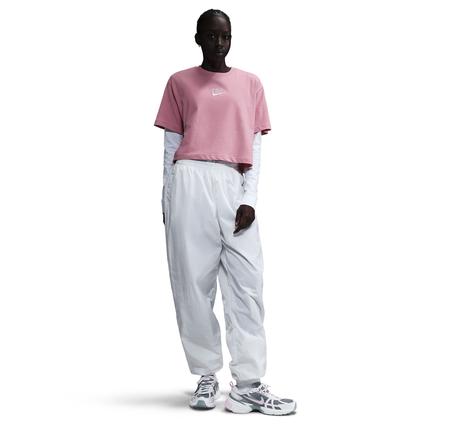 Nike W Nsw Ss Crop Tee Iwd Kadın T-Shirt Pembe