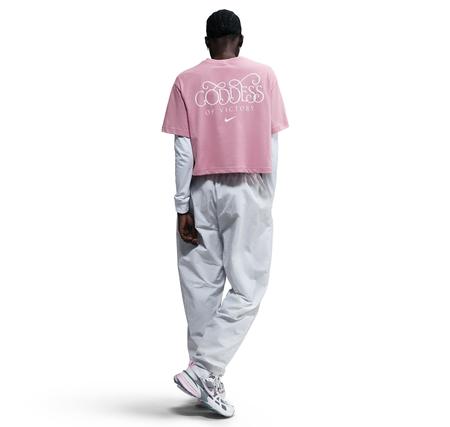 Nike W Nsw Ss Crop Tee Iwd Kadın T-Shirt Pembe