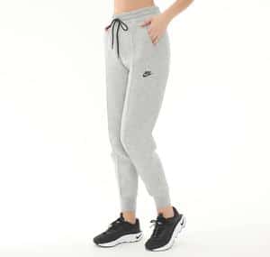Nike W Nsw Tch Flc Mr Jggr Kadın Eşofman Altı Gri
