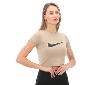 Nike W Nsw Tee Bby Sw Kadın T-Shirt Haki