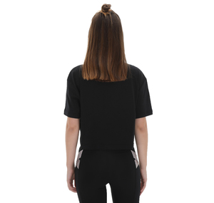 Nike W Nsw Tee Essntl Crp Icn Ftr Kadın T-Shirt Siyah