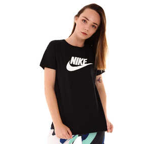 Nike W Nsw Tee Essntl Icon Futur Kadın T-Shirt Siyah