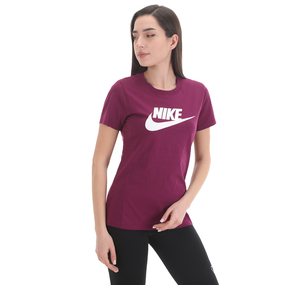 Nike W Nsw Tee Essntl Icon Futur Kadın T-Shirt Mor