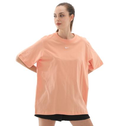 Nike W Nsw Tee Essntl Lbr Kadın T-Shirt Pembe