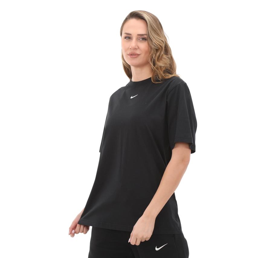 Nike W Nsw Tee Essntl Lbr Kadın T-Shirt Siyah Nike W Nsw Tee Essntl Lbr Kadın T-Shirt Siyah