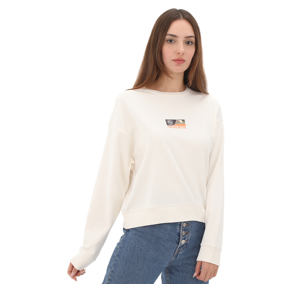 Puma Better Sportswear Crew Kadın Sweatshirt Krem Puma Better Sportswear Crew Kadın Sweatshirt Krem