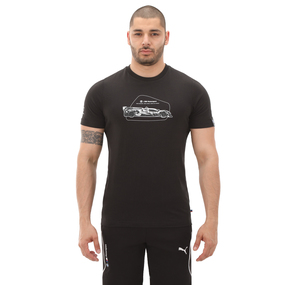Puma Bmw Motorsport Graphic Erkek T-Shirt Siyah