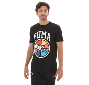 Puma Box Out Ss Tee 1 Erkek T-Shirt Siyah