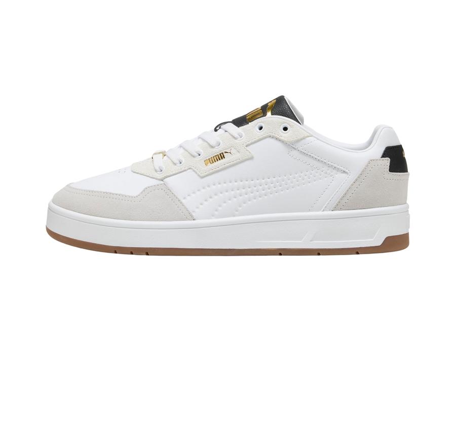 Puma Court Classic Lux Sd Spor Ayakkabı Beyaz Puma Court Classic Lux Sd Spor Ayakkabı Beyaz