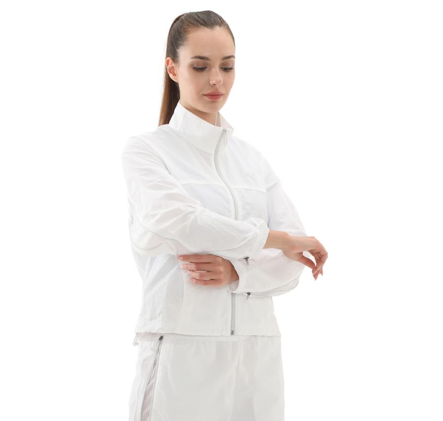 Puma Dare To Zip-Off Jacket Kadın Ceket Beyaz Puma Dare To Zip-Off Jacket Kadın Ceket Beyaz