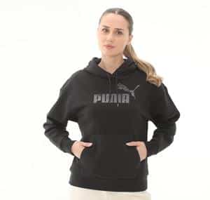 Puma Ess+ Anımal Hoodie Fl Kadın Sweatshirt Siyah