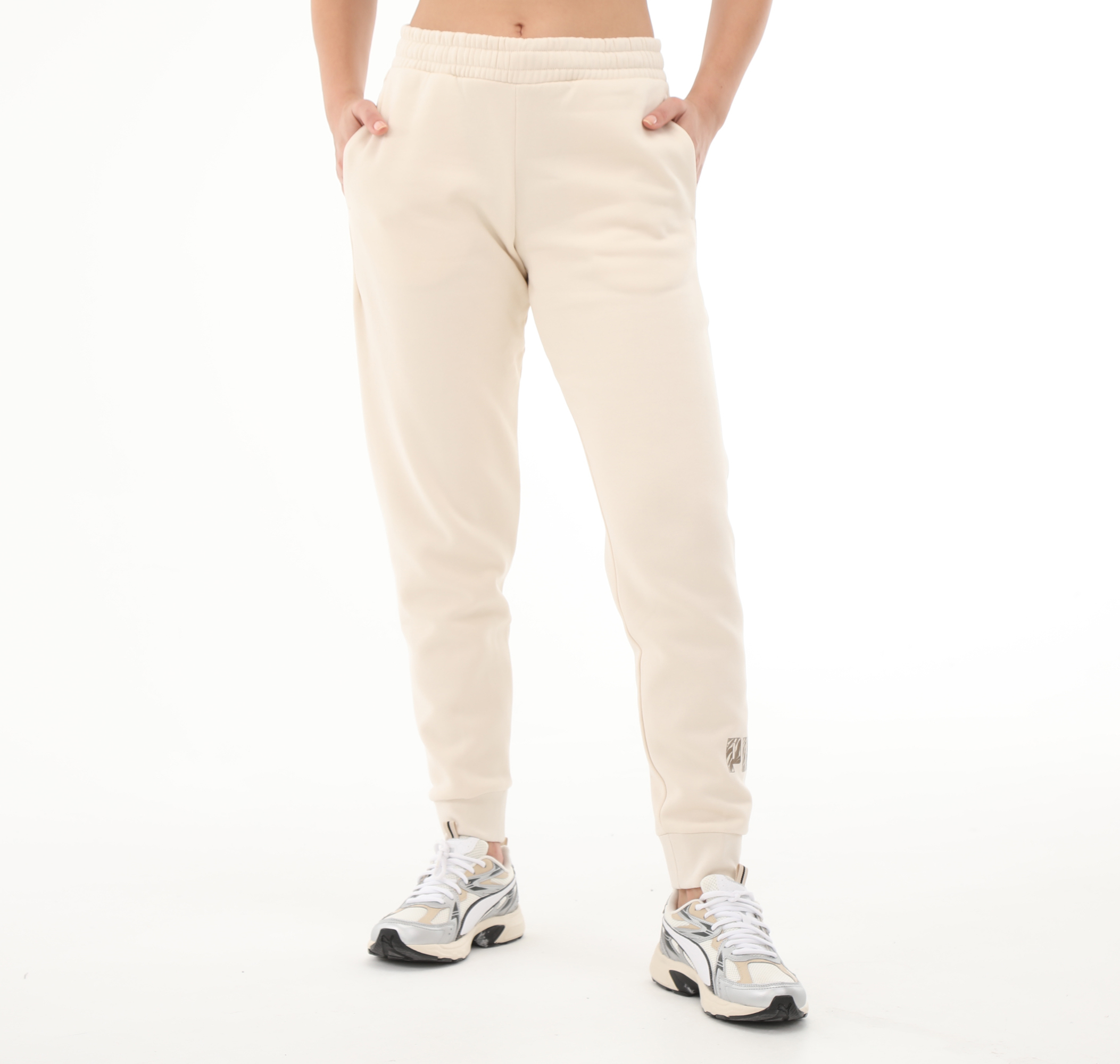 Женские спортивные штаны Puma Ess+ Animal Pants Fl Krem