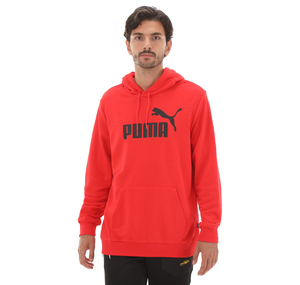 Puma Ess Big Logo Hoodie Erkek Sweatshirt Kırmızı