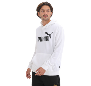 Puma Ess Big Logo Hoodie Erkek Sweatshirt Beyaz