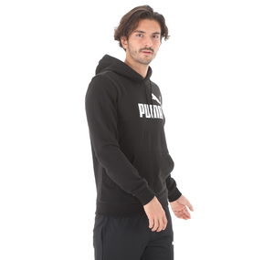 Puma Ess Big Logo Hoodie Erkek Sweatshirt Siyah