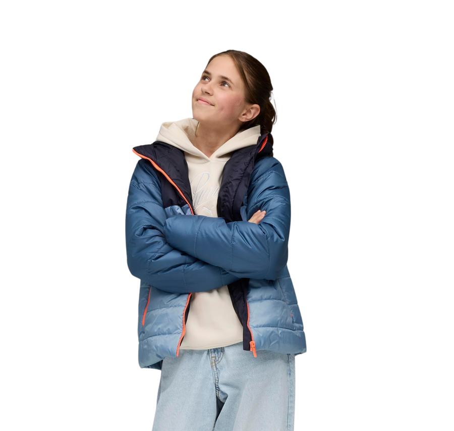 Puma Ess Hooded Padded Jacket Çocuk Mont Mavi Puma Ess Hooded Padded Jacket Çocuk Mont Mavi