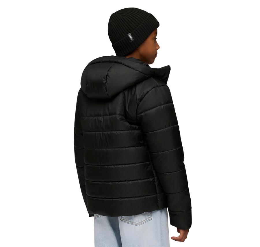 Puma Ess Hooded Padded Jacket Çocuk Mont Siyah Puma Ess Hooded Padded Jacket Çocuk Mont Siyah