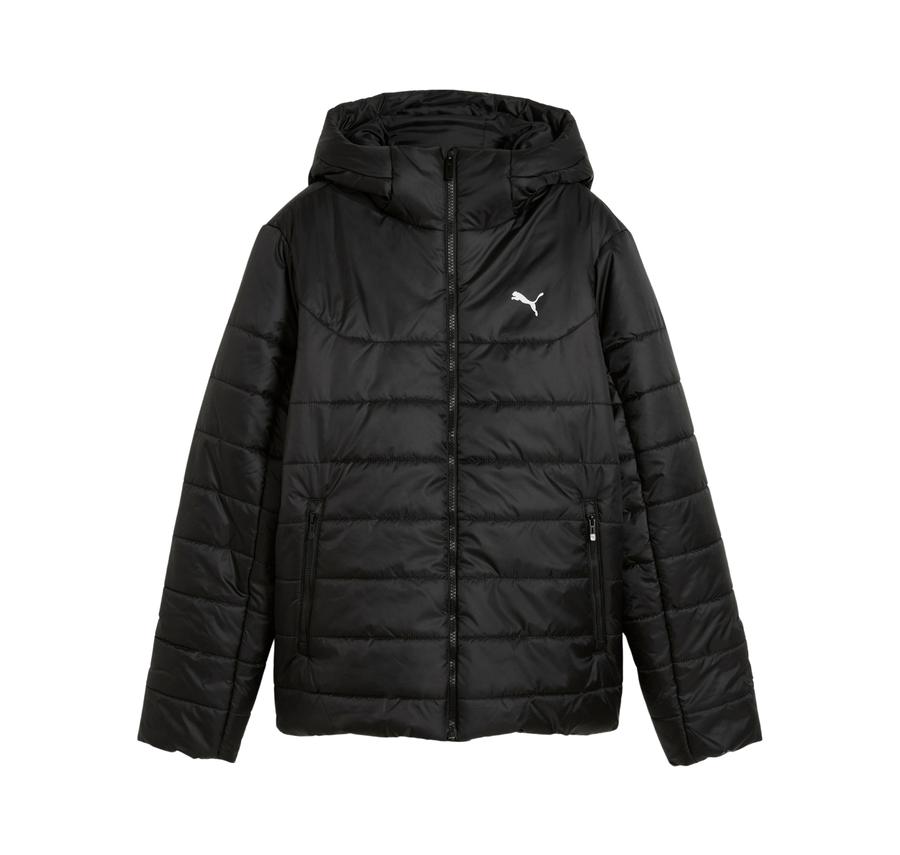 Puma Ess Hooded Padded Jacket Kadın Mont Siyah Puma Ess Hooded Padded Jacket Kadın Mont Siyah