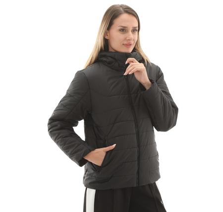 Puma Ess Hooded Padded Jacket Kadın Mont Siyah