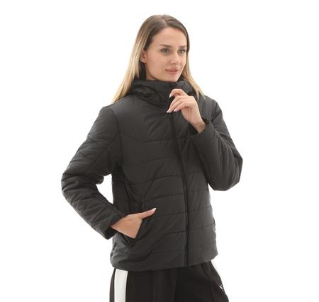 Puma Ess Hooded Padded Jacket Kadın Mont Siyah