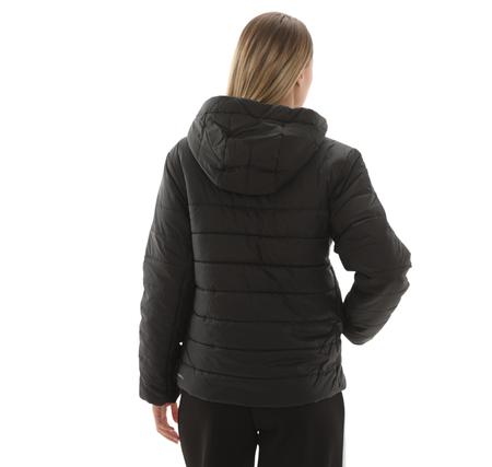 Puma Ess Hooded Padded Jacket Kadın Mont Siyah