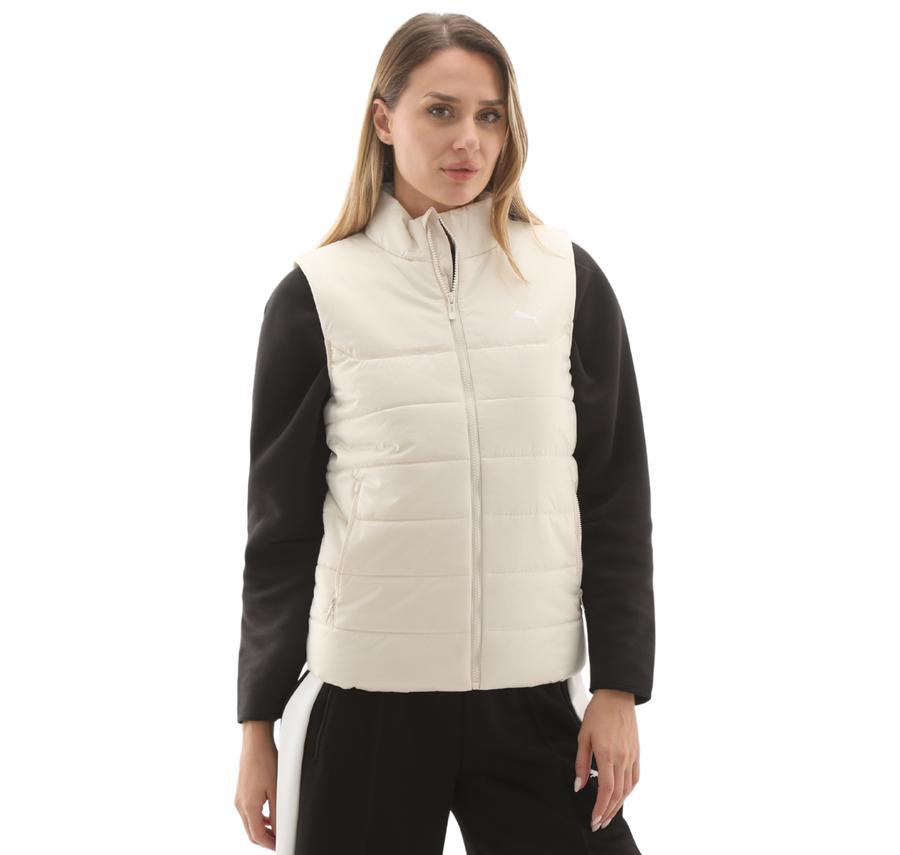 Puma Ess Padded Vest Kadın Yelek Beyaz Puma Ess Padded Vest Kadın Yelek Beyaz
