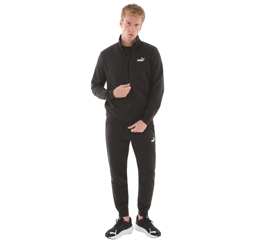 Puma Ess Sweat Suit Erkek Eşofman Takımı Siyah Puma Ess Sweat Suit Erkek Eşofman Takımı Siyah