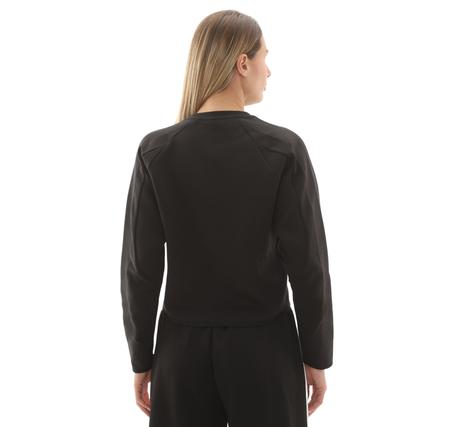 Puma Evostrıpe Comfort Short Crew Kadın Ceket Siyah