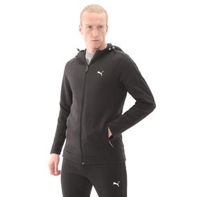 Puma Evostrıpe Full-Zip Hoodie Erkek Ceket Siyah