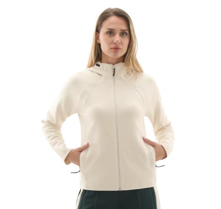 Puma Evostrıpe Full-Zip Hoodie Kadın Ceket Krem