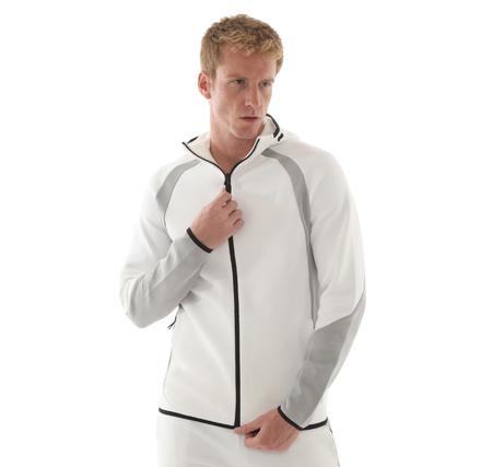 Puma Evostrıpe Fz Hoodie Dk Erkek Ceket Beyaz