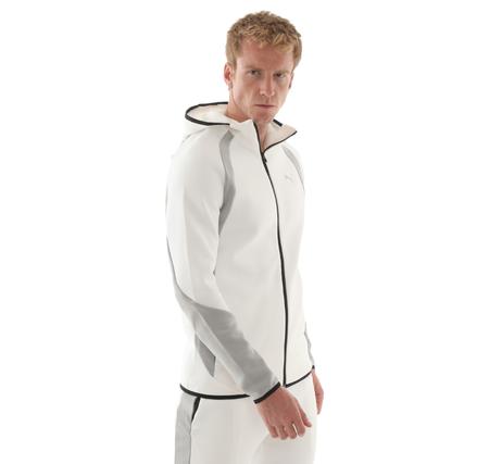 Puma Evostrıpe Fz Hoodie Dk Erkek Ceket Beyaz