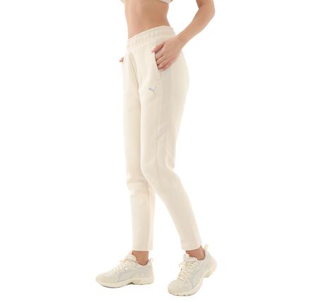 Puma Evostrıpe Sweatpants Kadın Eşofman Altı Krem
