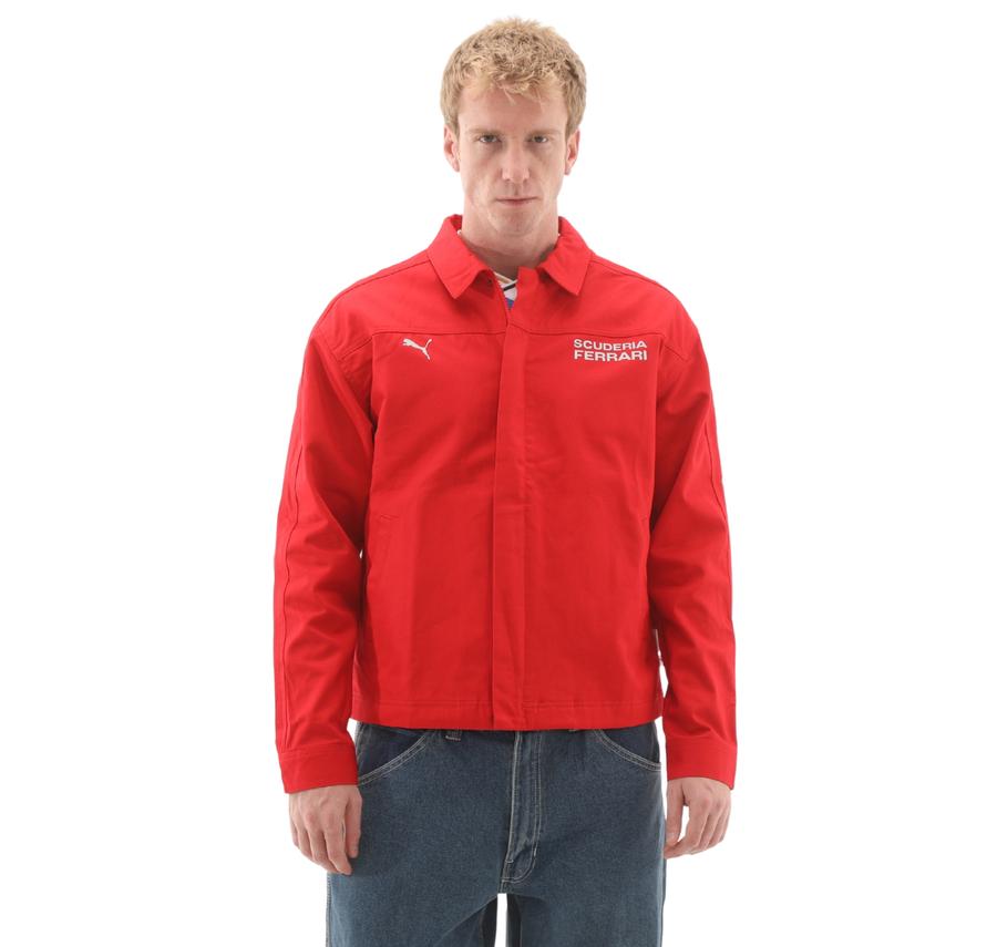 Puma Ferrari Lifestyle Jacket Erkek Ceket Kırmızı Puma Ferrari Lifestyle Jacket Erkek Ceket Kırmızı