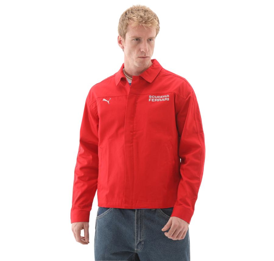 Puma Ferrari Lifestyle Jacket Erkek Ceket Kırmızı Puma Ferrari Lifestyle Jacket Erkek Ceket Kırmızı