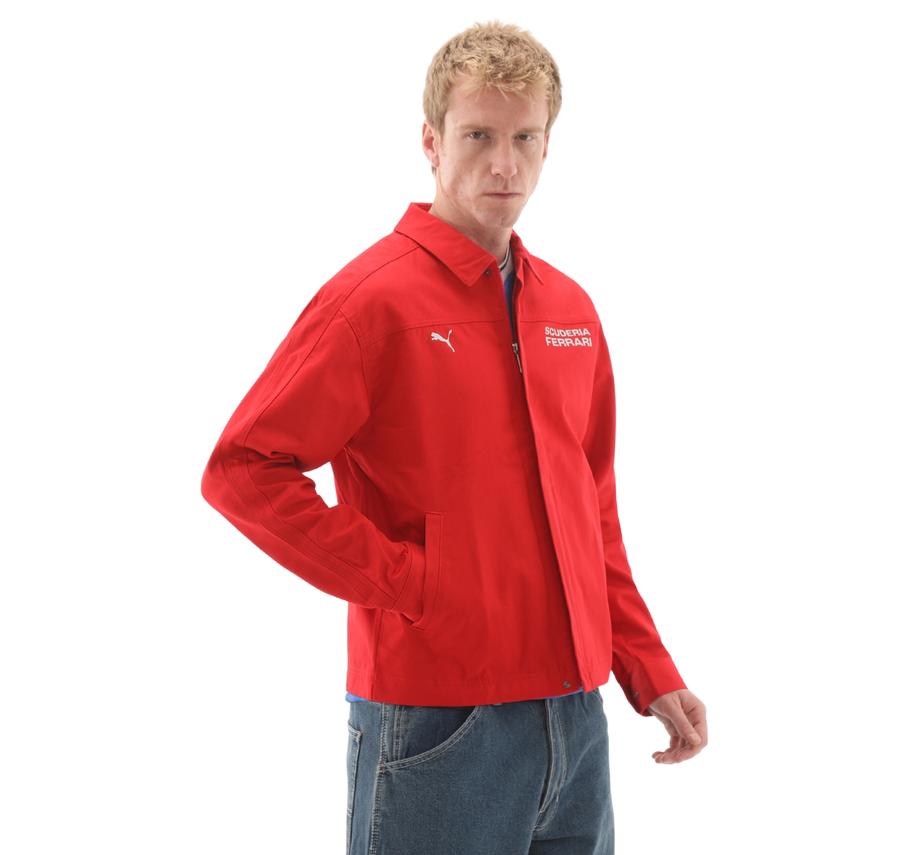 Puma Ferrari Lifestyle Jacket Erkek Ceket Kırmızı Puma Ferrari Lifestyle Jacket Erkek Ceket Kırmızı