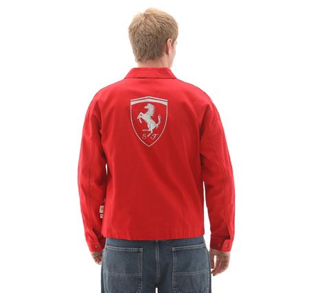 Puma Ferrari Lifestyle Jacket Erkek Ceket Kırmızı