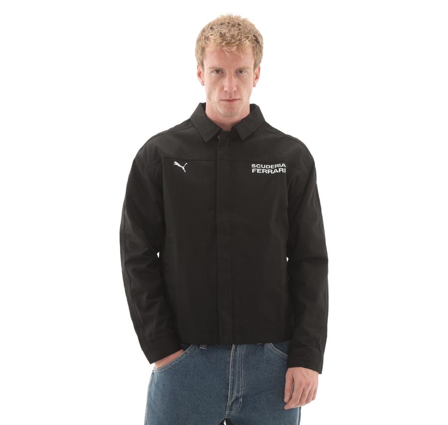 Puma Ferrari Lifestyle Jacket Erkek Ceket Siyah Puma Ferrari Lifestyle Jacket Erkek Ceket Siyah