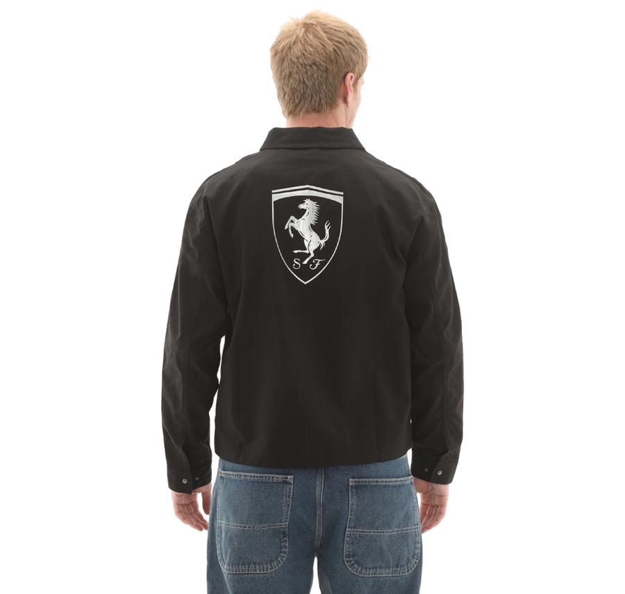 Puma Ferrari Lifestyle Jacket Erkek Ceket Siyah Puma Ferrari Lifestyle Jacket Erkek Ceket Siyah
