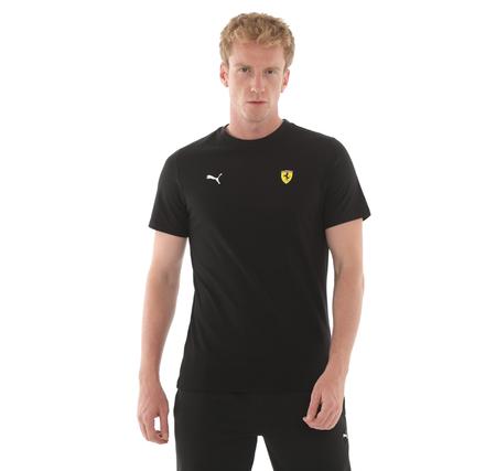Puma Ferrari Sportswear Car G Tee Erkek T-Shirt Siyah
