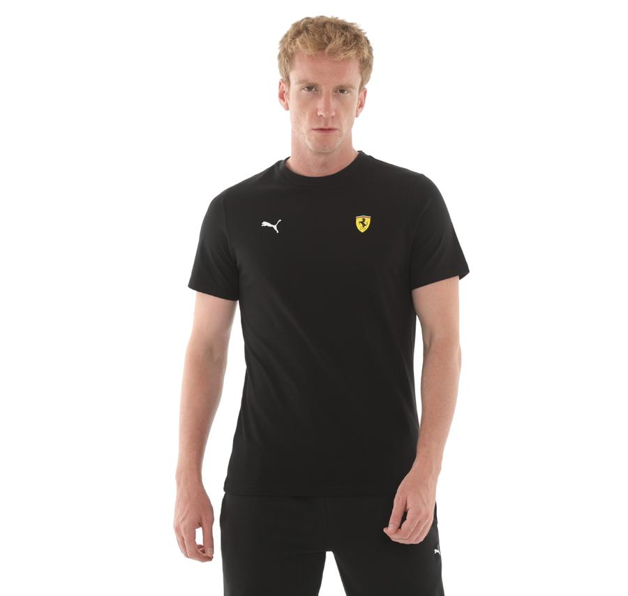 Puma Ferrari Sportswear Car G Tee Erkek T-Shirt Siyah Puma Ferrari Sportswear Car G Tee Erkek T-Shirt Siyah