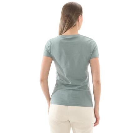 Puma Graphıcs Floral Cat Logo Tee Kadın T-Shirt İndigo