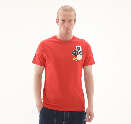 Puma Graphıcs Icon Tee Erkek T-Shirt Turuncu